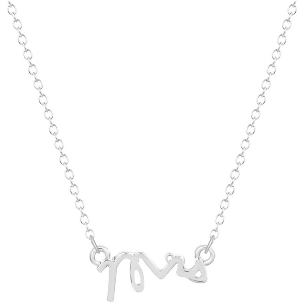Adorable “Mrs.” Necklace!  Perfect for the blushing bride!